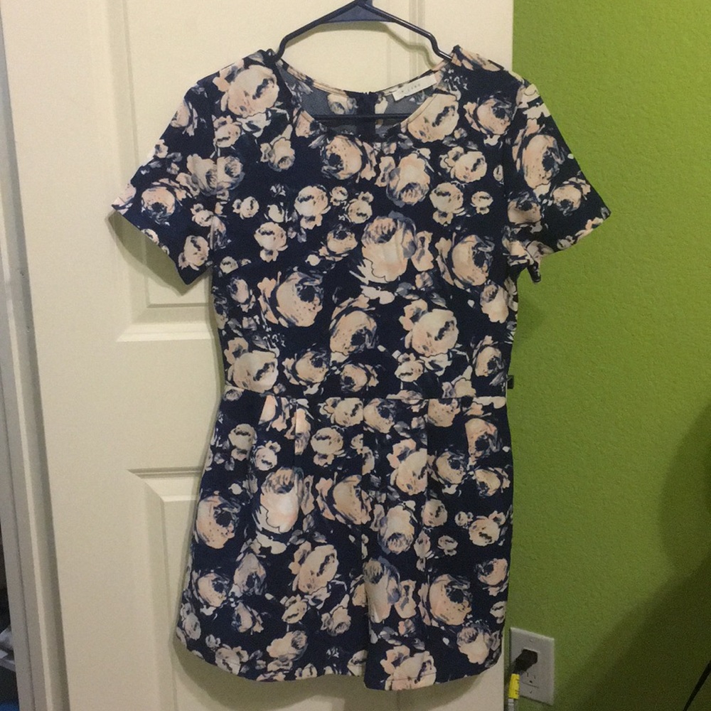 Lush floral romper